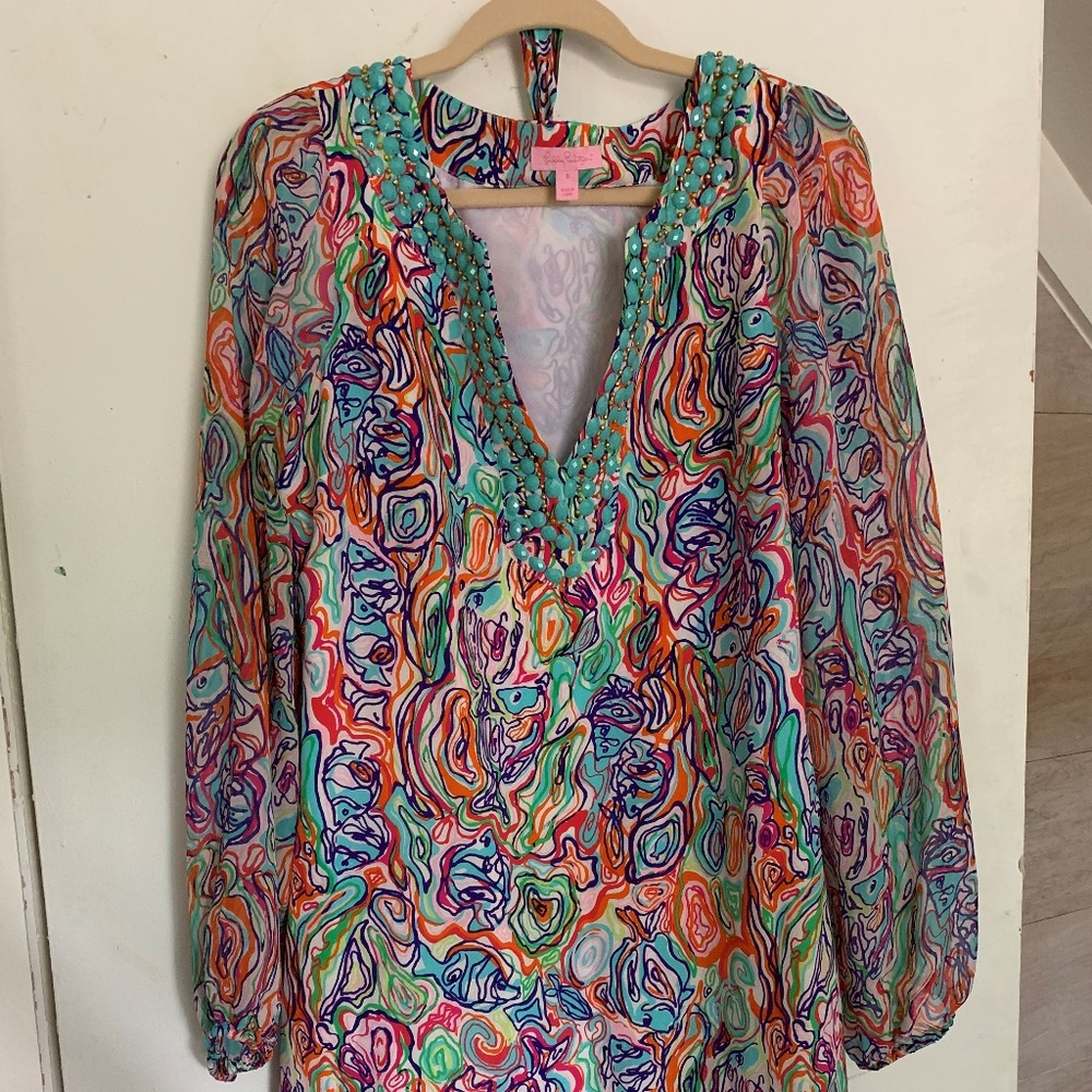 Lilly Pulitzer Floral Print Dress